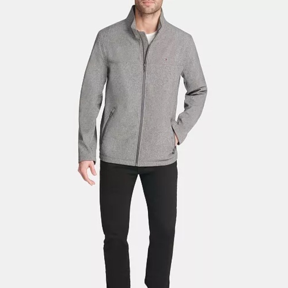 Tommy Hilfiger Other - Tommy Hilfiger Men’s XL Gray Winter Jacket Water Resistant Full Zip Pockets